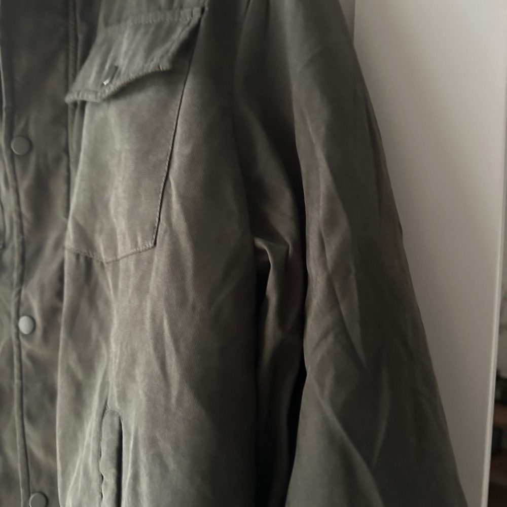 Olive Green Men's Jacket - Picture 5 of 6